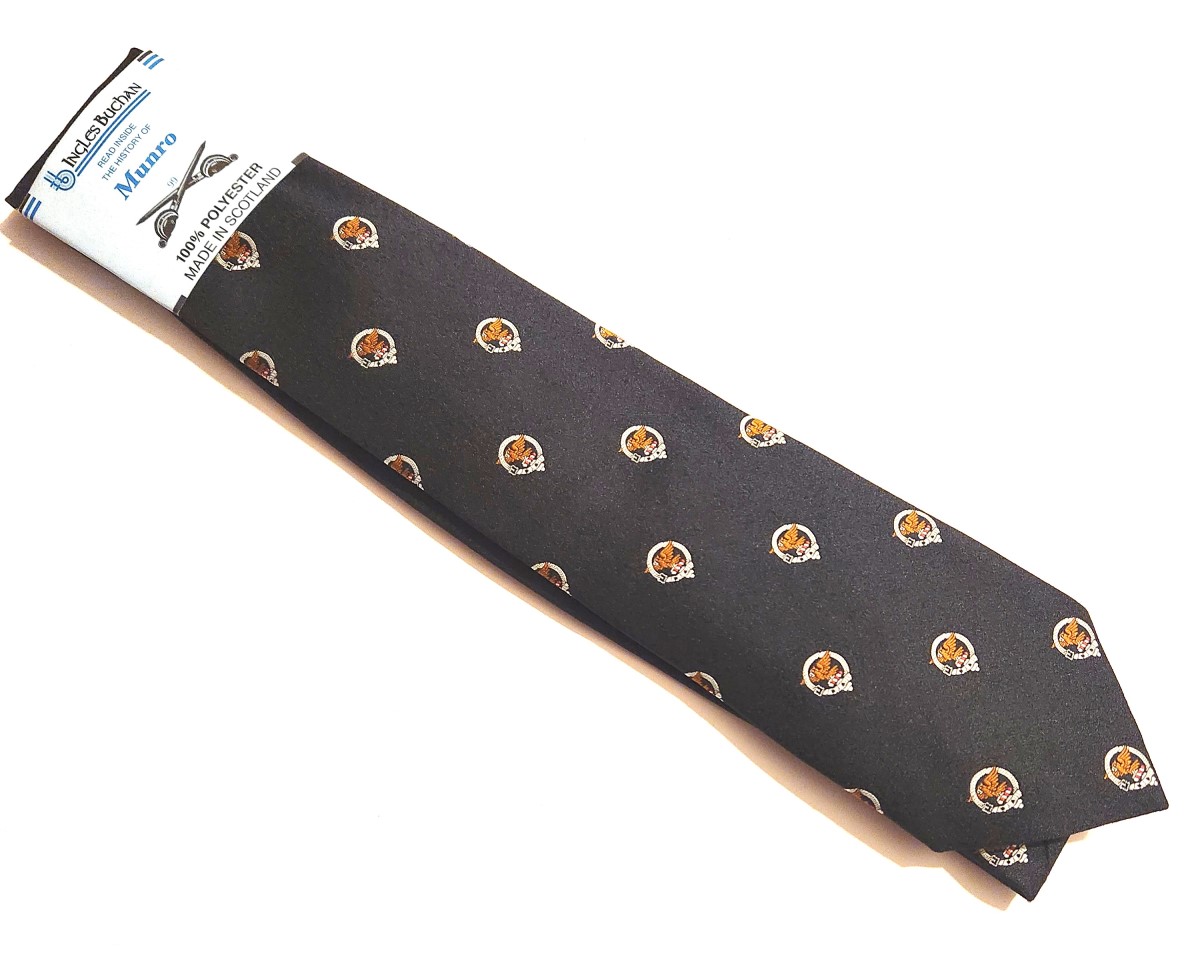 Munroe Clan Badge Tie