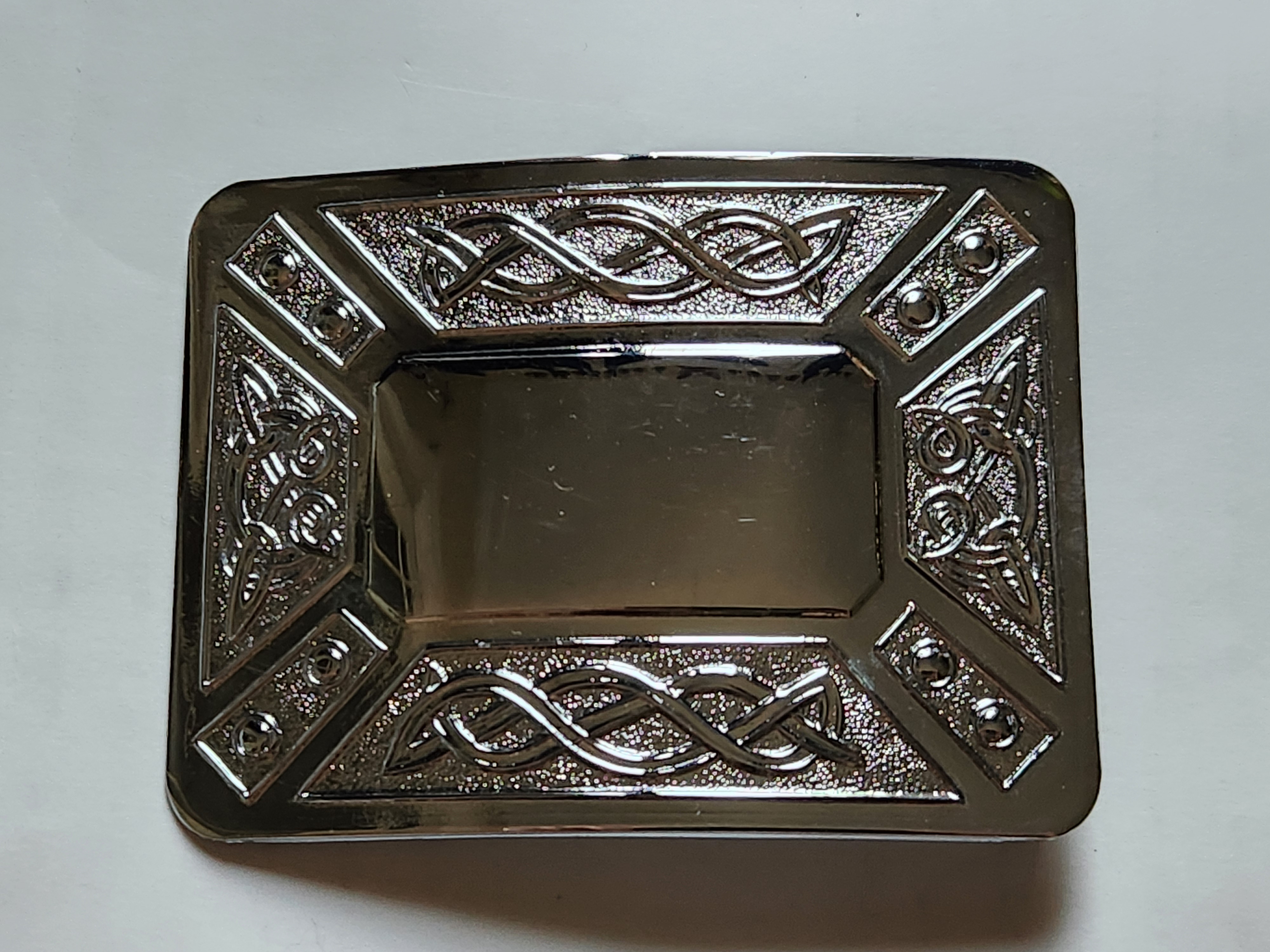 Celtic Zoomorphic Kilt Belt Buckle (image for) Celtic Zoomorphic Kilt Belt Buckle