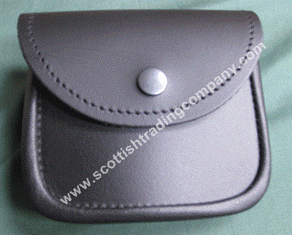 Small Leather Kilt Belt Pouch