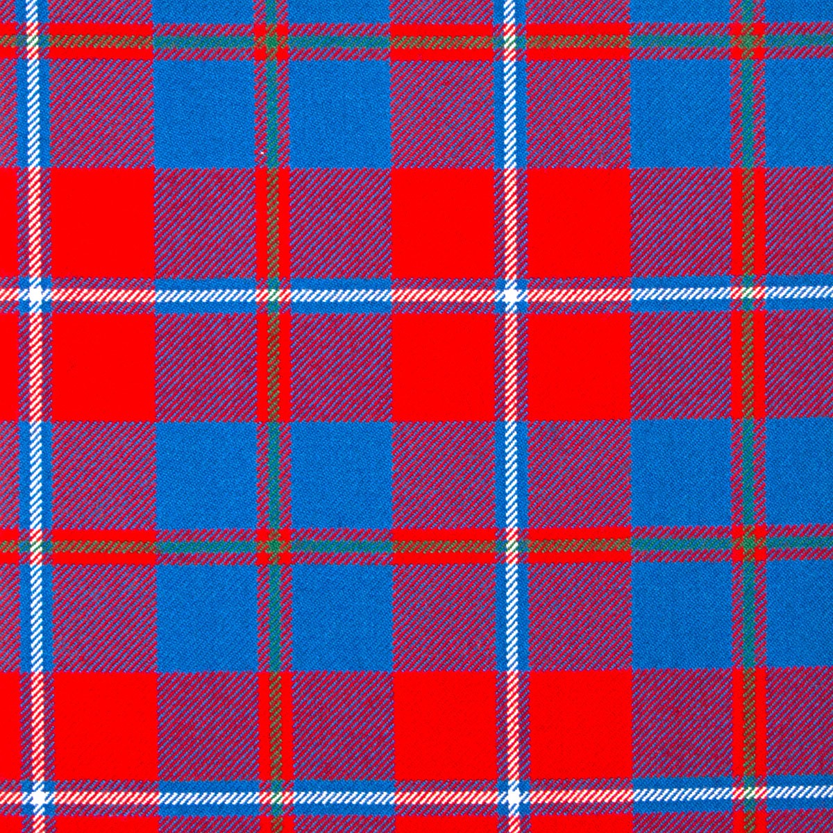 Galloway Red Modern Heavy Weight Tartan Fabric - Click Image to Close