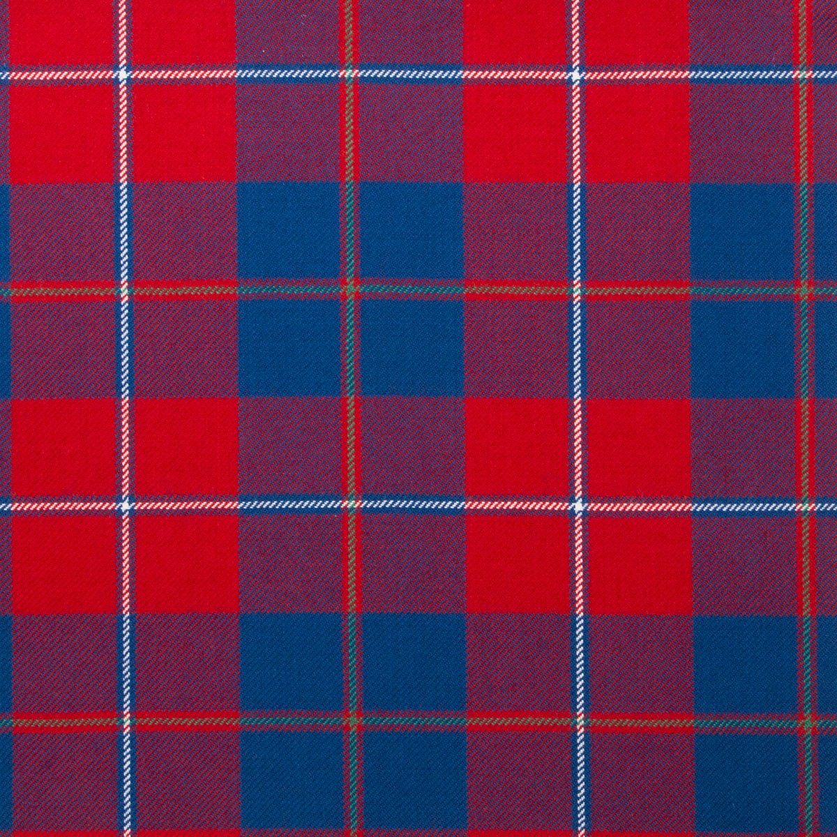 Galloway Red Modern Tartan Fabric