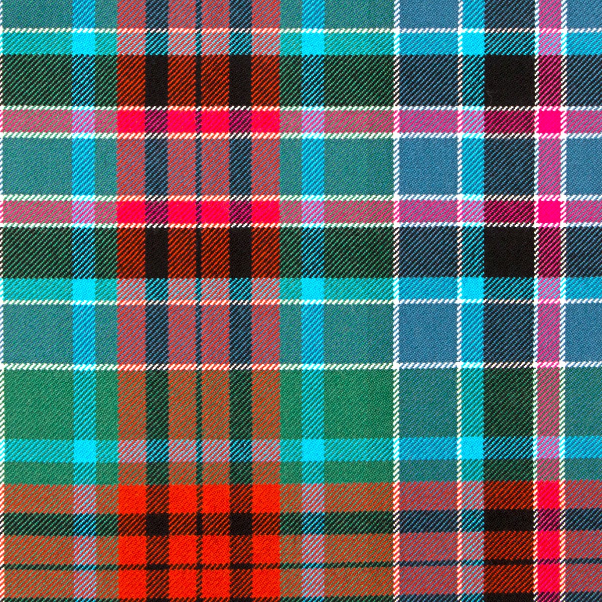 Gordon Red Ancient Heavy Weight Tartan Fabric