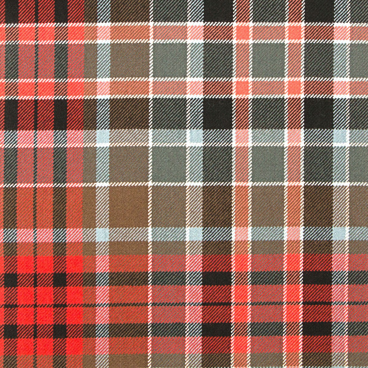 Gordon Red Weathered Heavy Weight Tartan Fabric