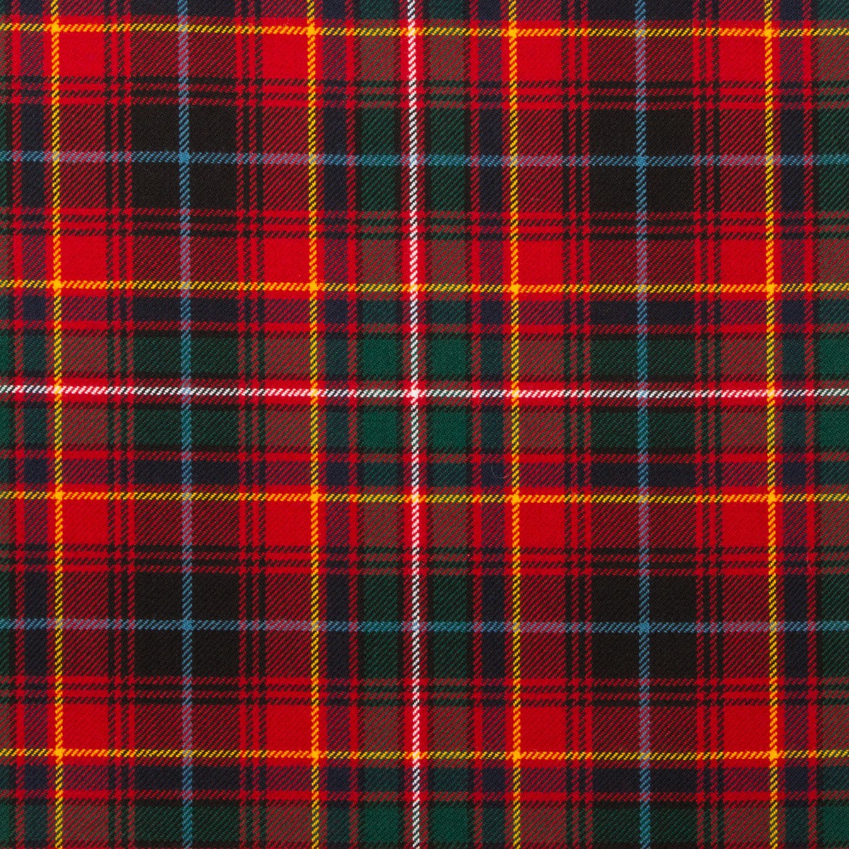 Innes Red Modern Tartan Fabric