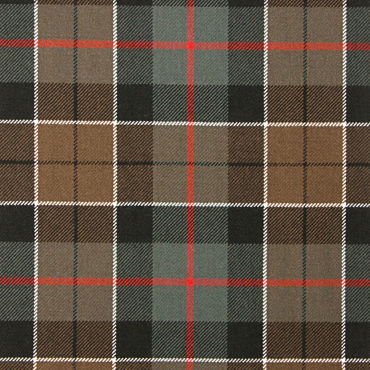 Leslie Green Weathered Heavy Weight Tartan Fabric