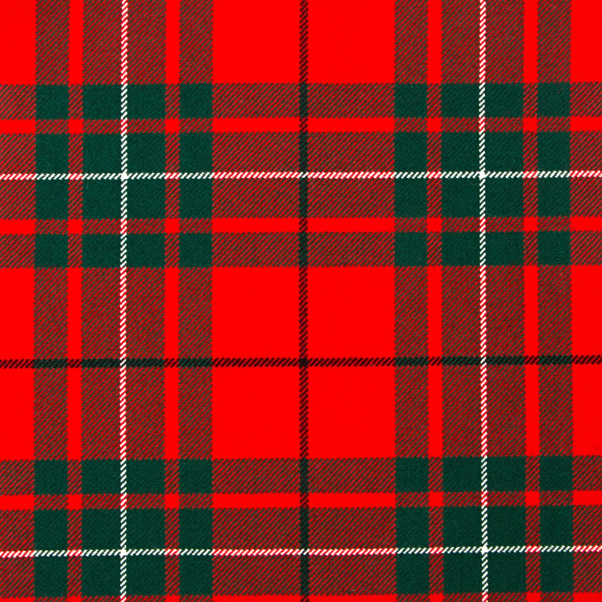 MacAuley Red Modern Heavy Weight Tartan Fabric - Click Image to Close