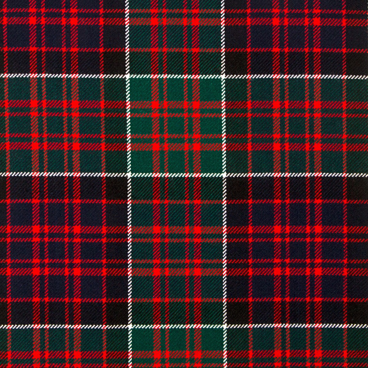 MacDonald of Clanranald Modern Heavy Weight Tartan Fabric - Click Image to Close