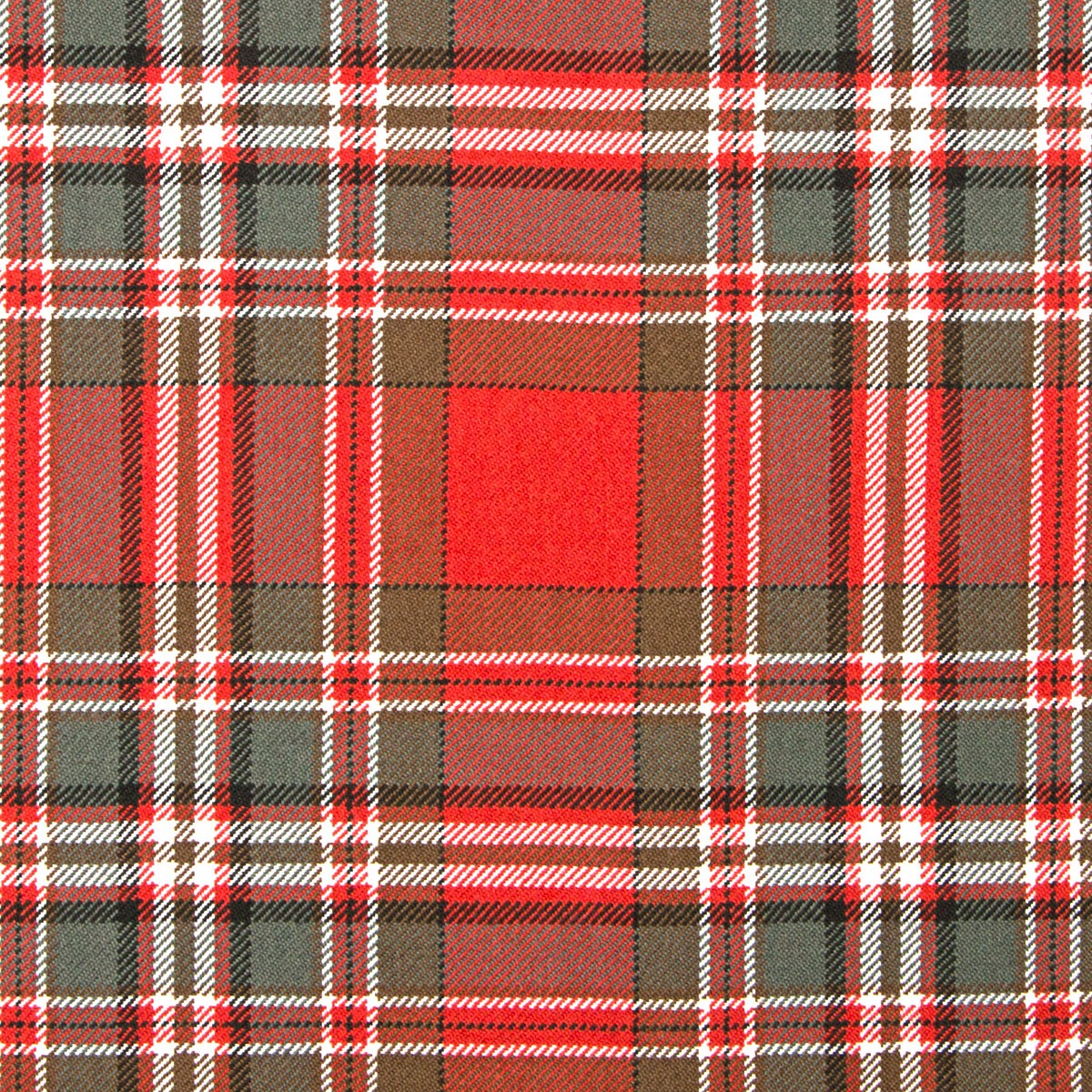 MacFarlane Clan Weathered Heavy Weight Tartan Fabric - Click Image to Close