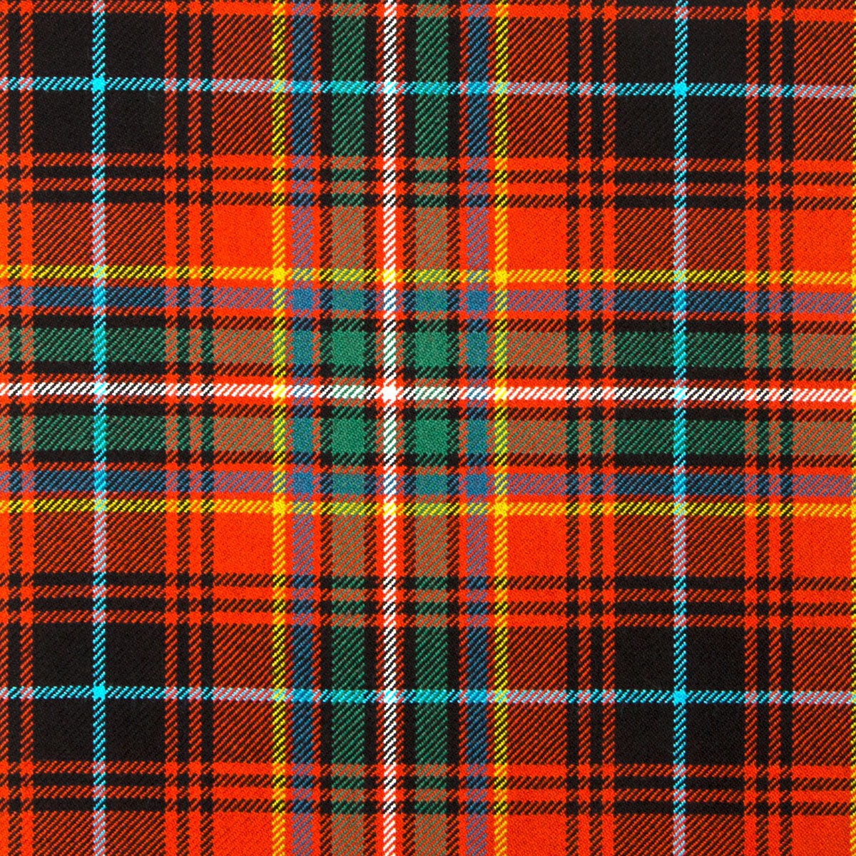 MacInnes Red Ancient Heavy Weight Tartan Fabric