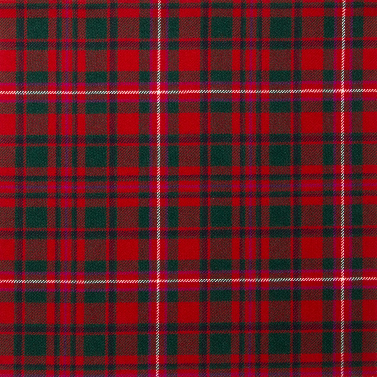 MacKinnon Red Modern Tartan Fabric