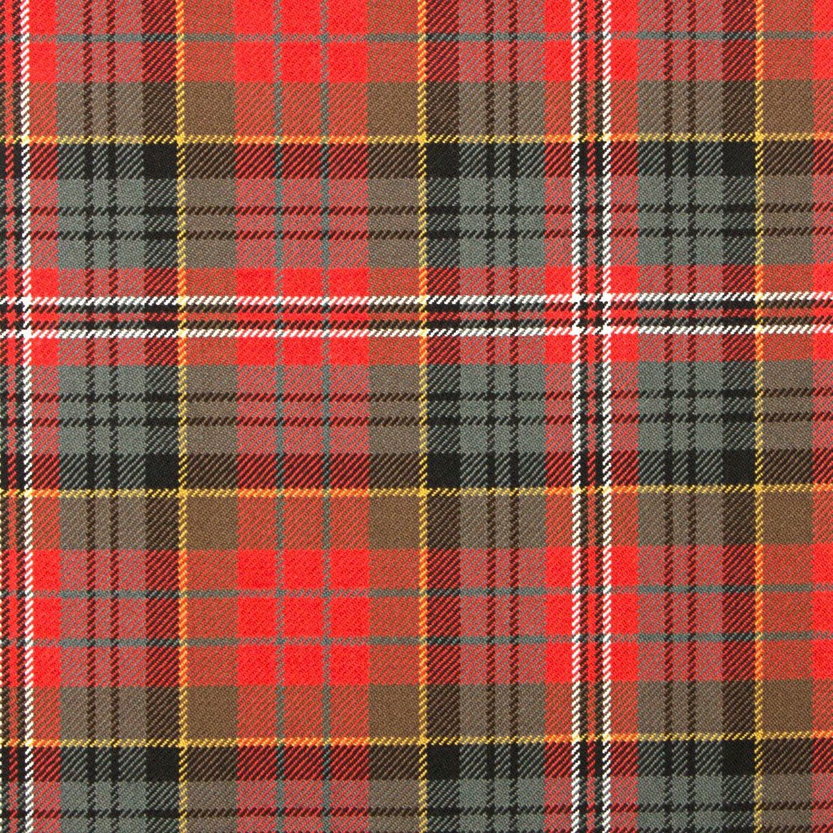 MacPherson Clan Weathered Heavy Weight Tartan Fabric