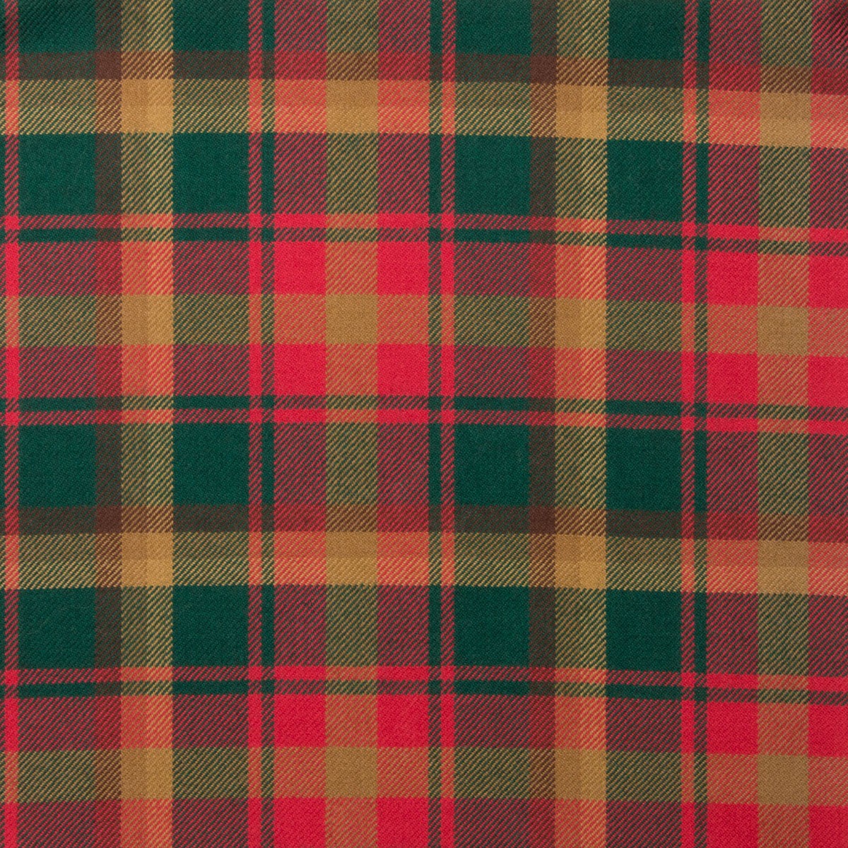 Maple Leaf Tartan Fabric - Click Image to Close