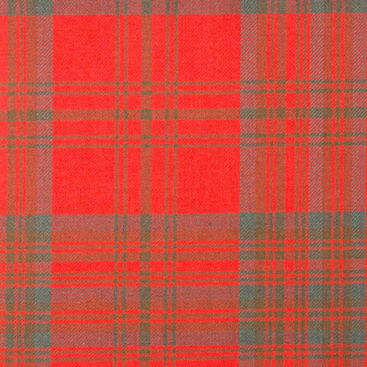 Matheson Red Weathered Heavy Weight Tartan Fabric