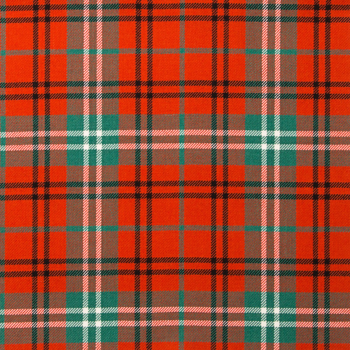 Morrison Red Ancient Tartan Fabric - Click Image to Close