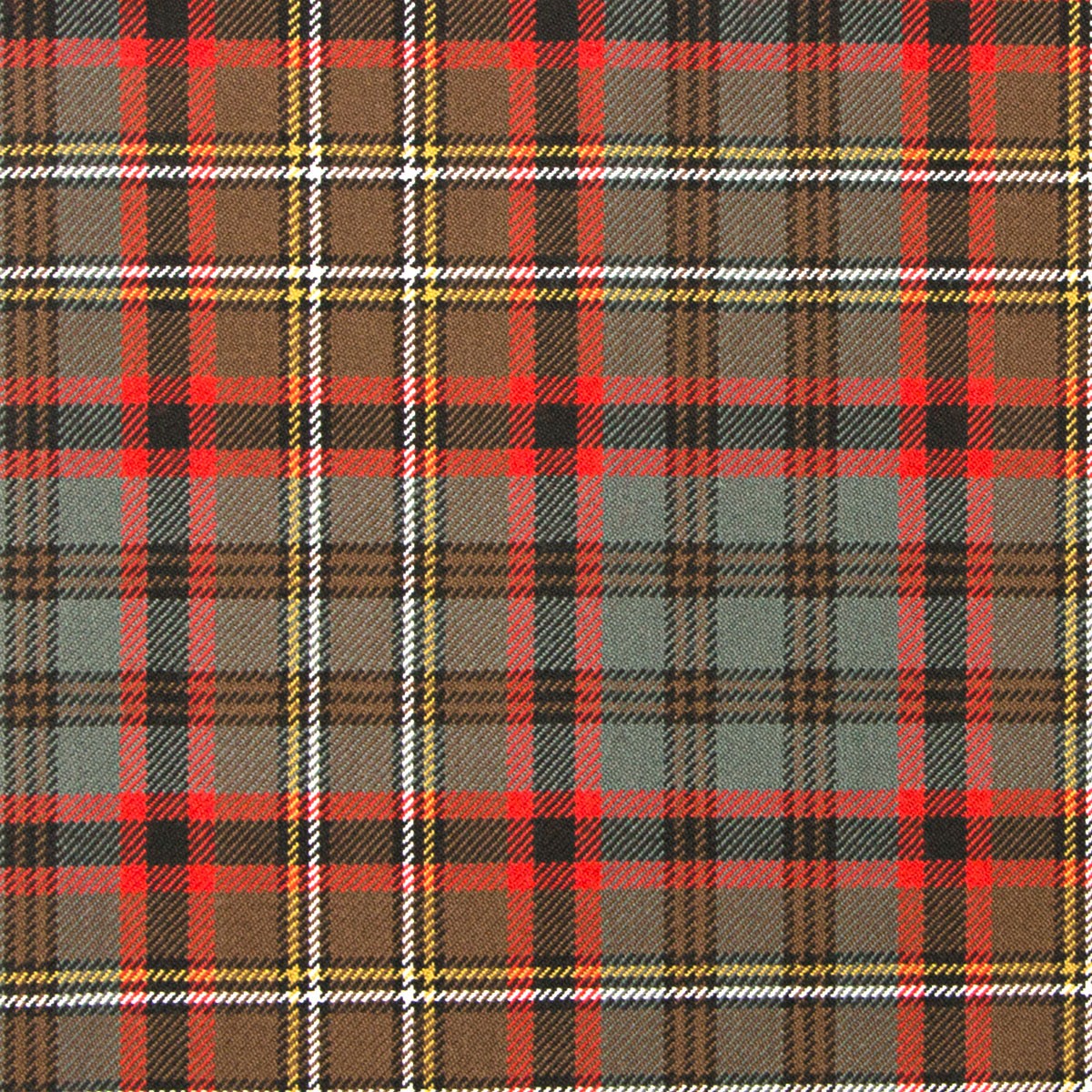 Nicolson Hunting Weathered Heavy Weight Tartan Fabric - Click Image to Close