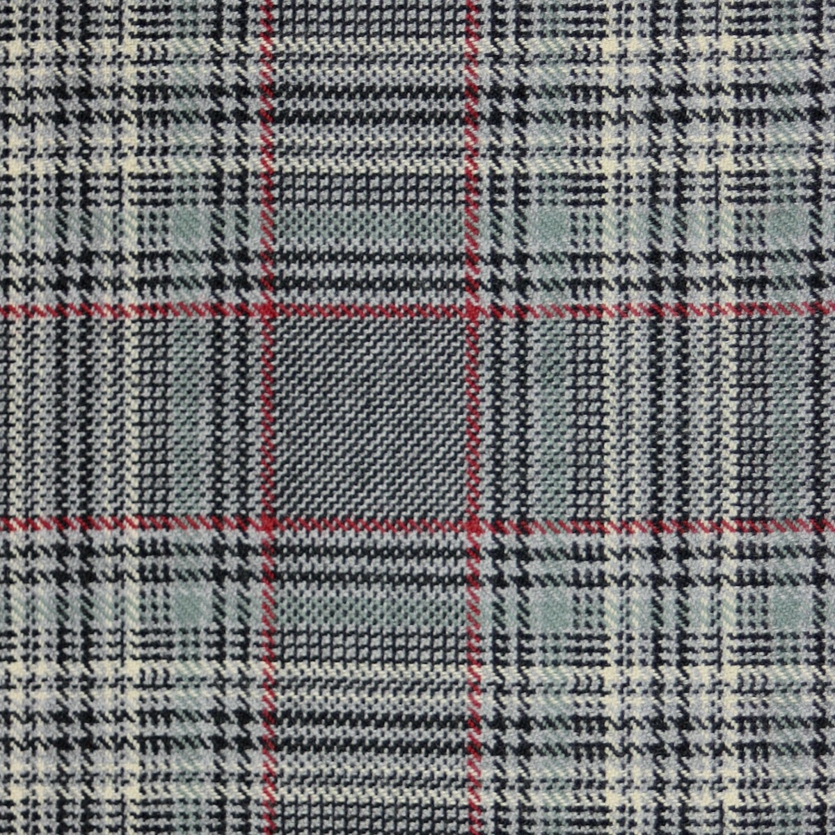 Plockton Check Tweed Fabric - Click Image to Close