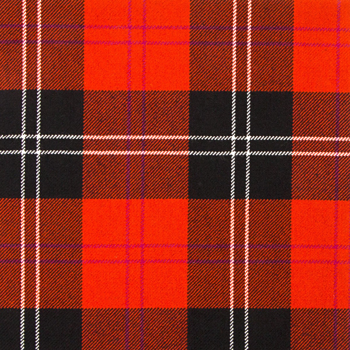 Ramsay Red Ancient Heavy Weight Tartan Fabric - Click Image to Close