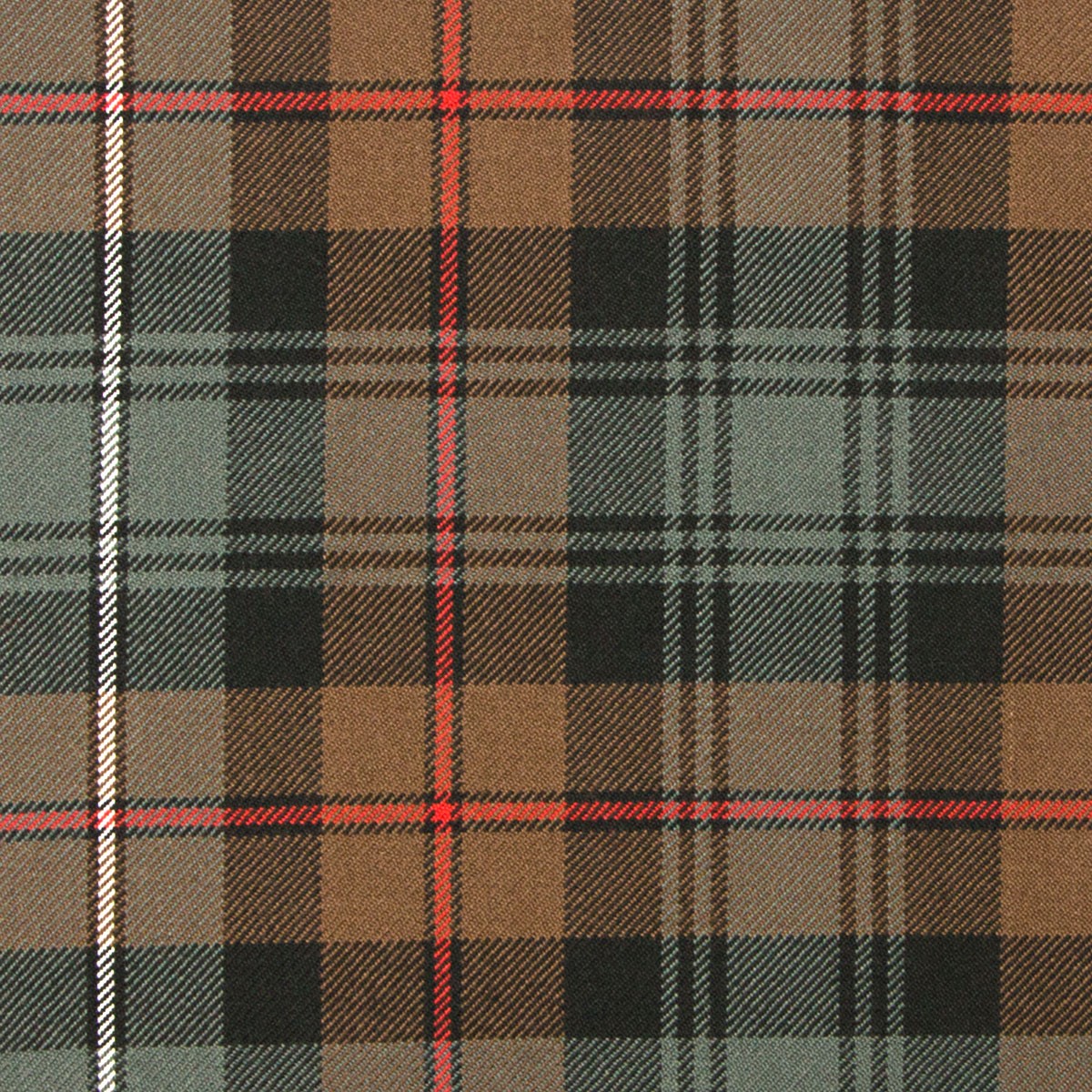 Robertson Hunting Weathered Heavy Weight Tartan Fabric - Click Image to Close