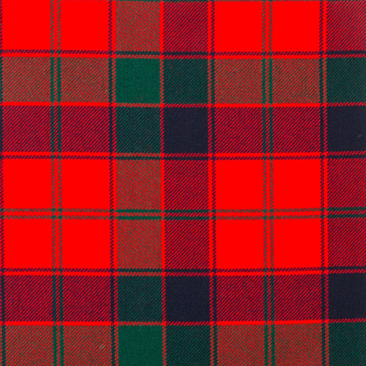 Robertson Red Modern Heavy Weight Tartan Fabric