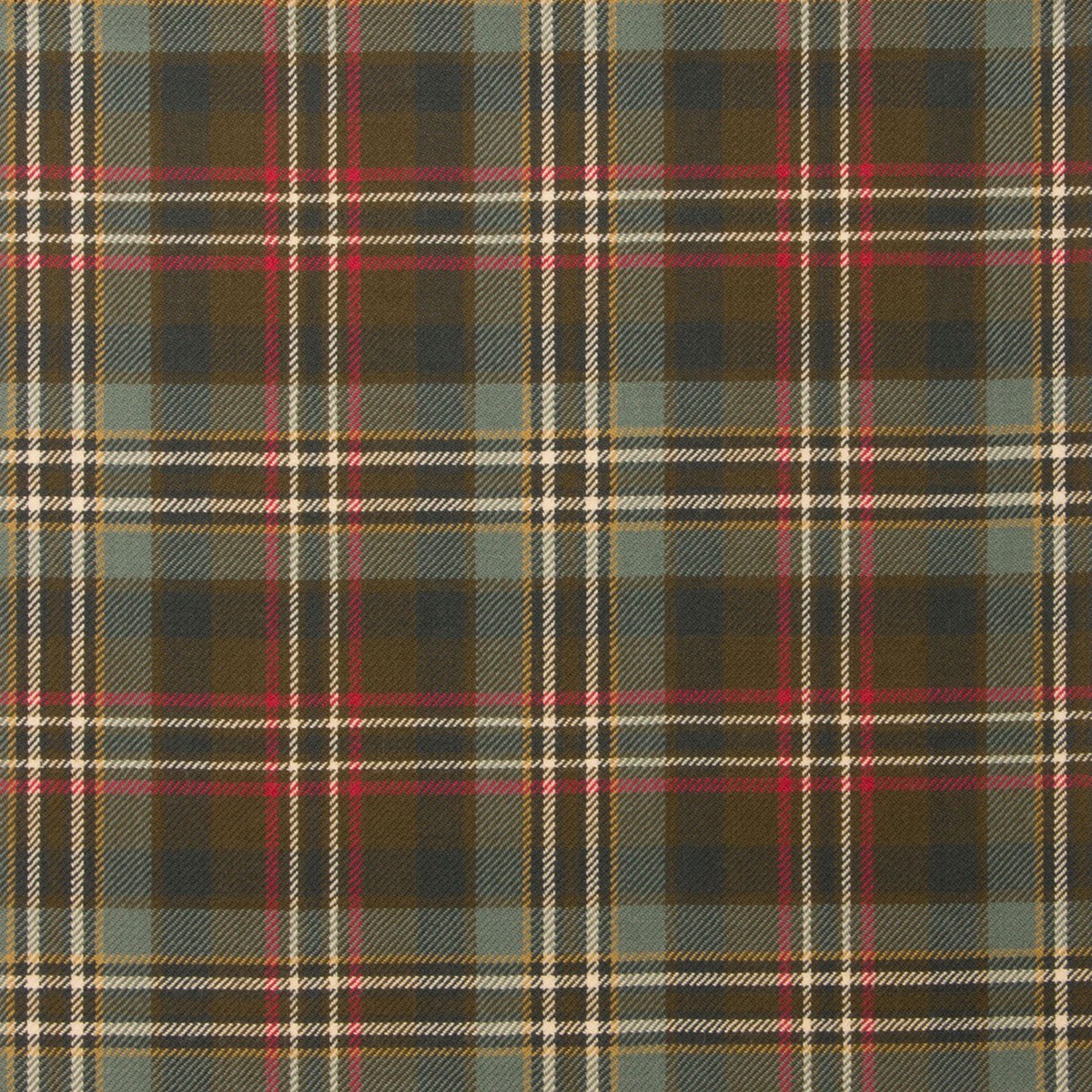 Scott Green Weathered Tartan Fabric